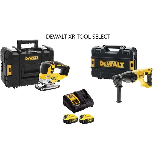 DEWALT TOOLSET DCS334NT ve DCH133NT (DEKUPAJ + KIRICI-DELİCİ SET)
