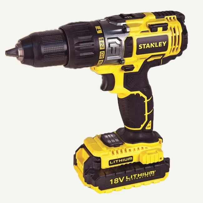 Stanley STDC18LHBK 18Volt/2,0Ah Li-ion Çift Akülü Profesyonel Darbeli Matkap