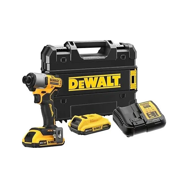 Dewalt DCF840D2T 18V 2.0AH Li-ion Kompakt Kömürsüz Çift Akülü Darbeli Tornavida