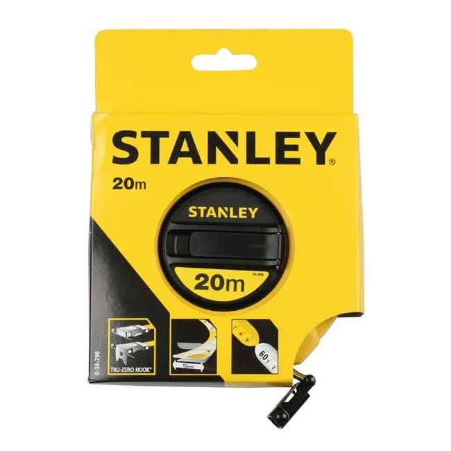 STANLEY 0-34-296 Kapalı Kasa Fiberglass Metre 20 M