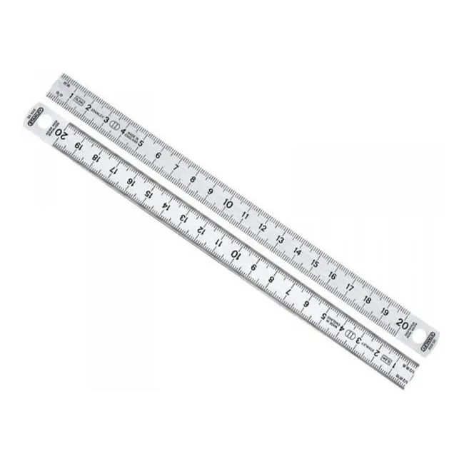 STANLEY 1-35-558 Paslanmaz Esnek Çelik Cetvel 1000 mm x 25 mm