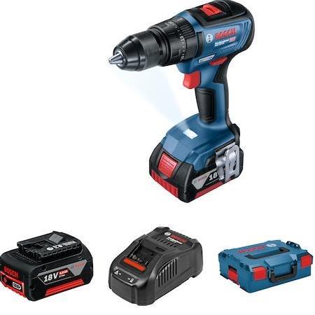 Bosch GSB 18V-50 Professional 5.0 Ah Çift Akülü Darbeli Matkap 0 601 9G5 101