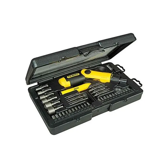 STANLEY 0-63-038 Cırcır Saplı Pistol Tornavida Seti 40 Parça