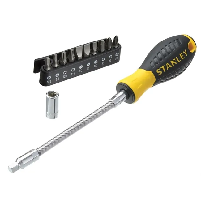 STANLEY 0-62-508 10 Parça Manyetik Tornavida Takımı