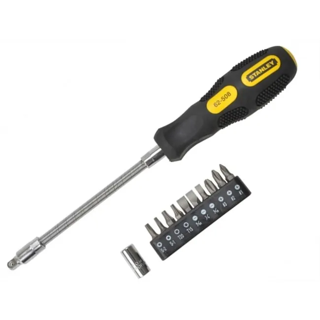 STANLEY 0-62-508 10 Parça Manyetik Tornavida Takımı