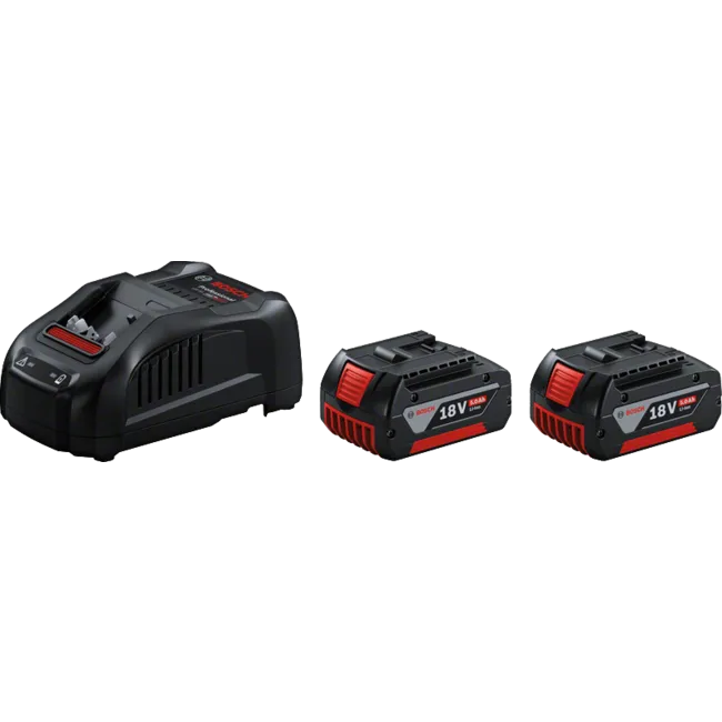 Bosch 18V Akü Şarj Cihazı Seti 2x5.0Ah+GAL1880CV