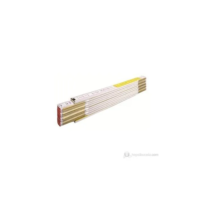 STABILA 1128 Mafsallı Ahşap Metre (Gizli Perçin)